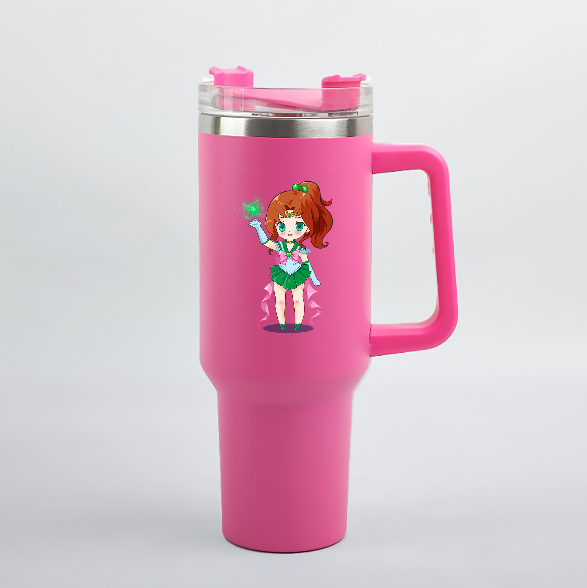 （画像用） 美少女戦士セーラームーン 木野 まこと きの まこと Sailor Moon Kino Makoto （セーラージュピター；Sailor Jupiter） 1200mL車用タンブラー（カラープリント）